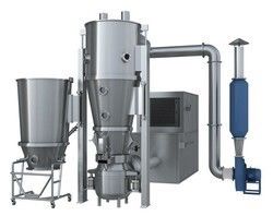 Vertical  11kw Fluidized Bed System